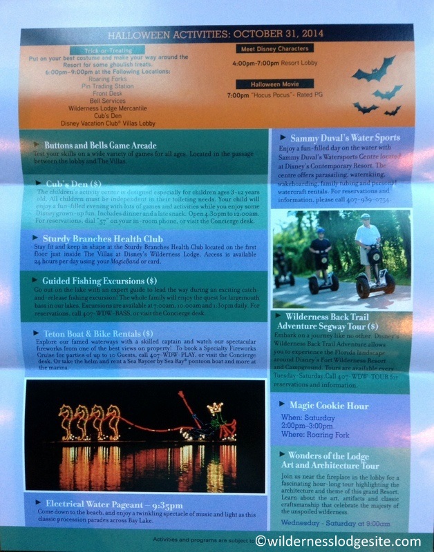 October 2014 Activity Sheet page 2